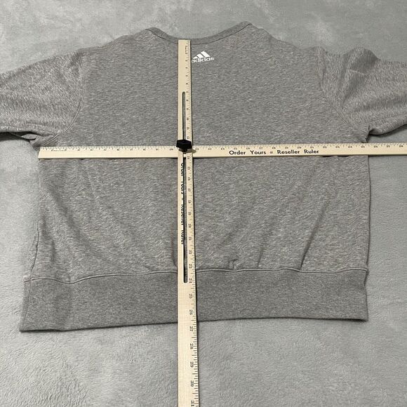 Seattle Kraken Sweatshirt Mens XL Gray adidas Reverse Retro Vintage Crewneck NEW - Picture 8 of 12